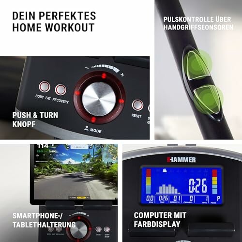 Funktionen eines Home-Workout-Geräts