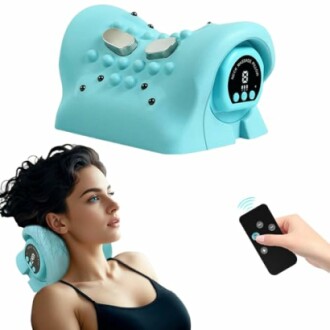 Elektrisches Nacken- und Rückenmassagegerät mit Fernbedienung