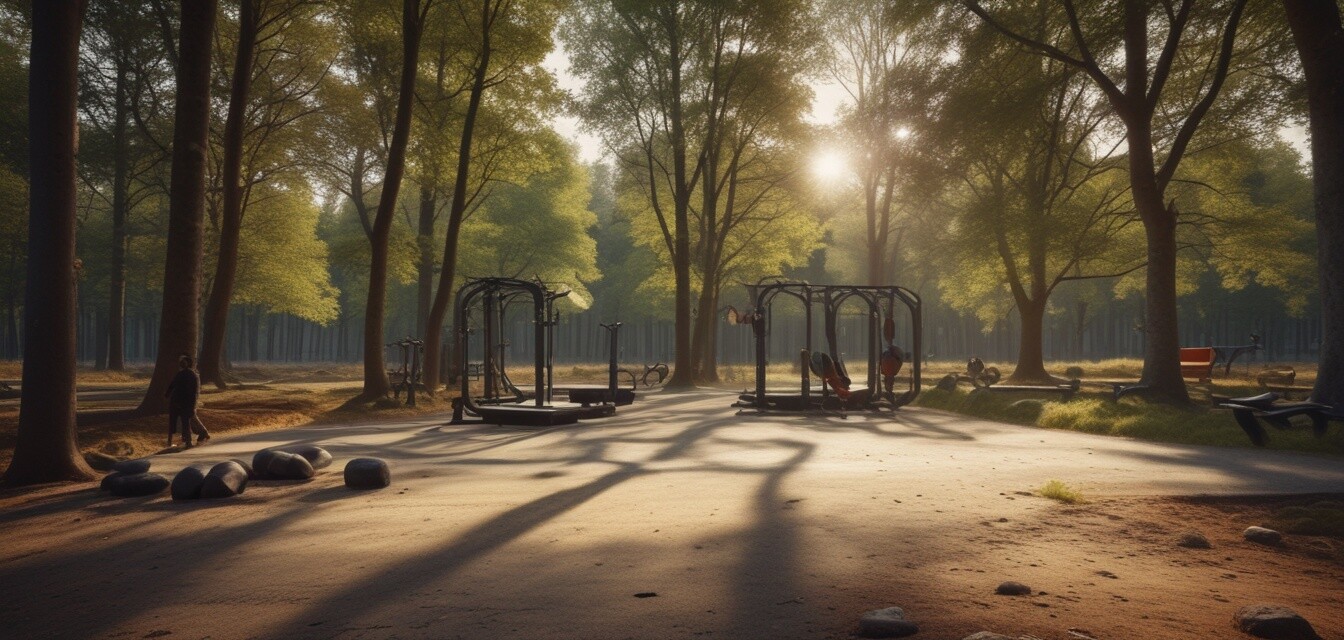 Open outdoor training area